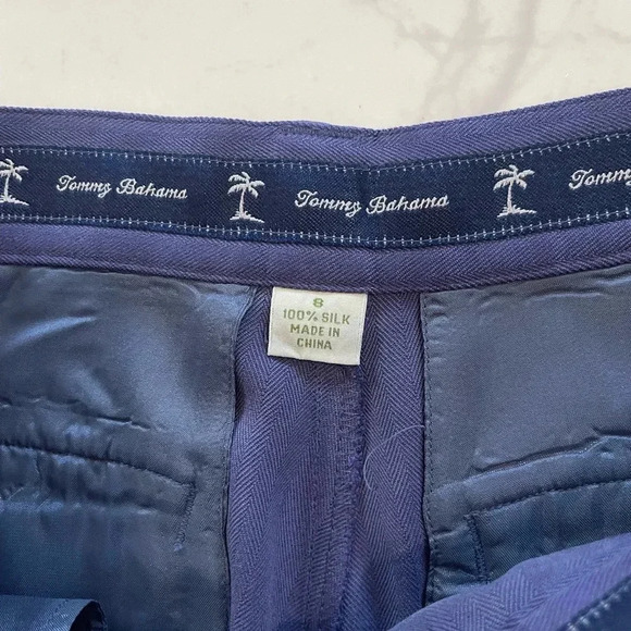 Vintage Tommy Bahama Silk Pants 27 - Picture 6 of 7